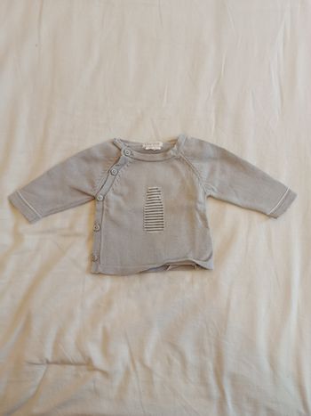 Pull gris 1 mois Obaïbi