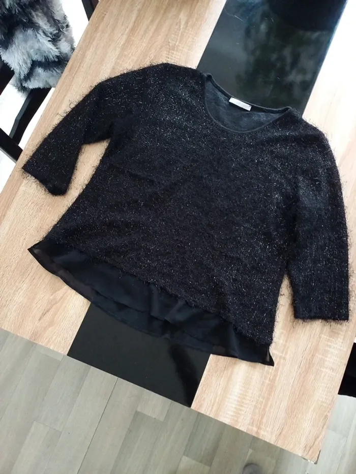 Haut noir femme T.L - photo numéro 10