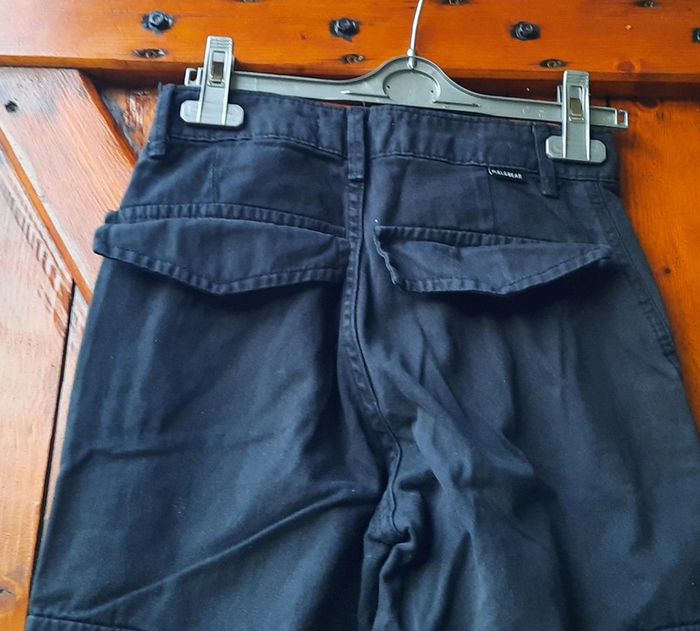 Pantalon cargo noir, fille, taille 32 - photo numéro 3