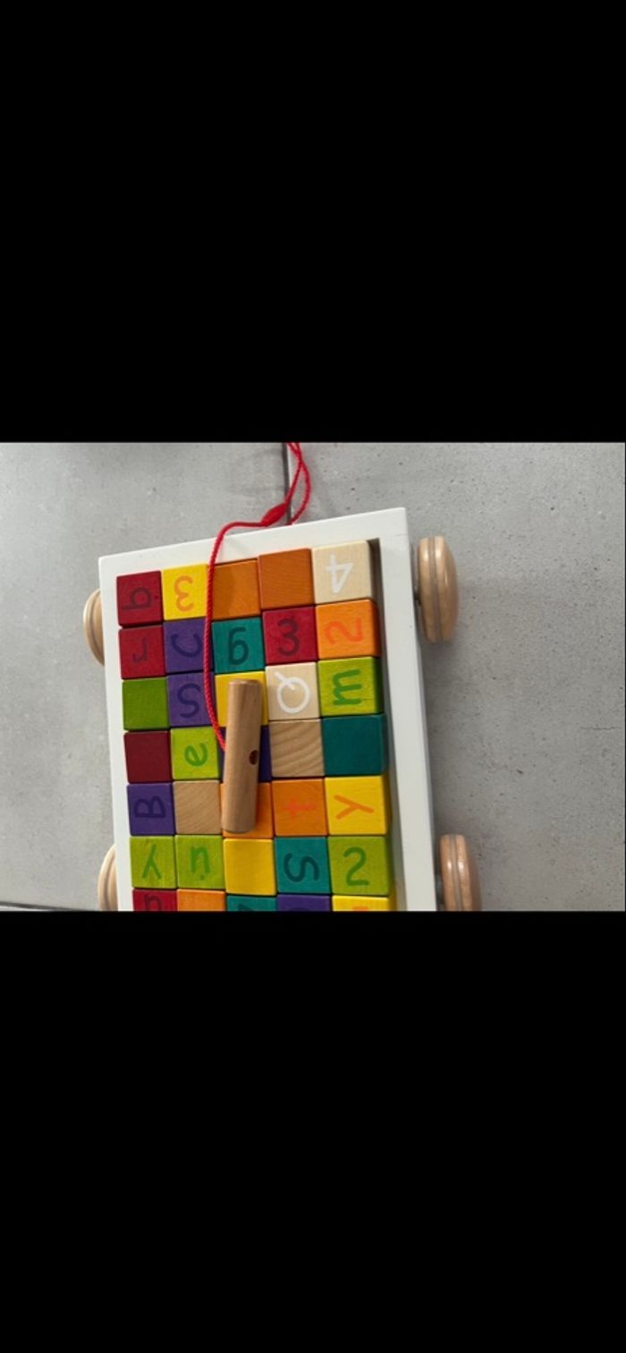 Chariot 35 cubes alphabet