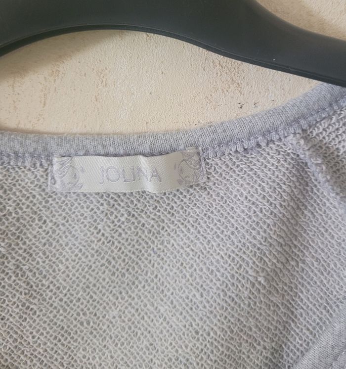 🌼😳 T-shirt gris clair Jolina - photo numéro 5