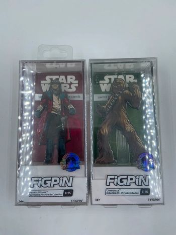Lot de 2 FiGPiN Star Wars - Chewbacca & Hondo Ohnaka Disney Parks