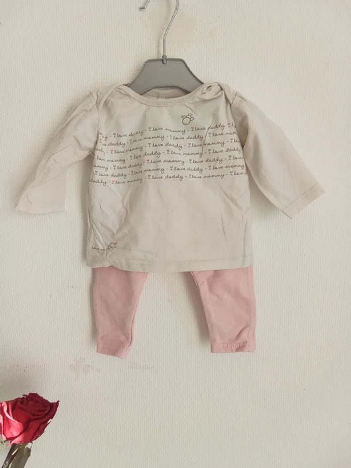 Ensemble bébé fille 6 mois