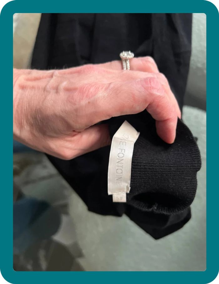 Robe Rosalie maille dévorée près du corps taille 38 - Anne Fontaine - photo numéro 8