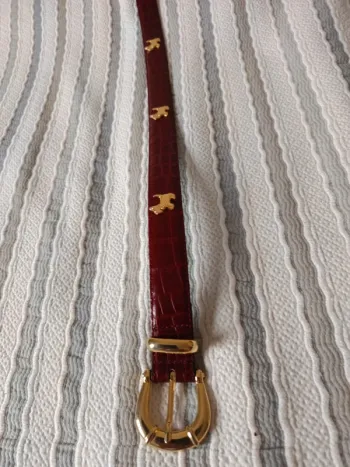 Ceinture Agatha cuir 85 cm