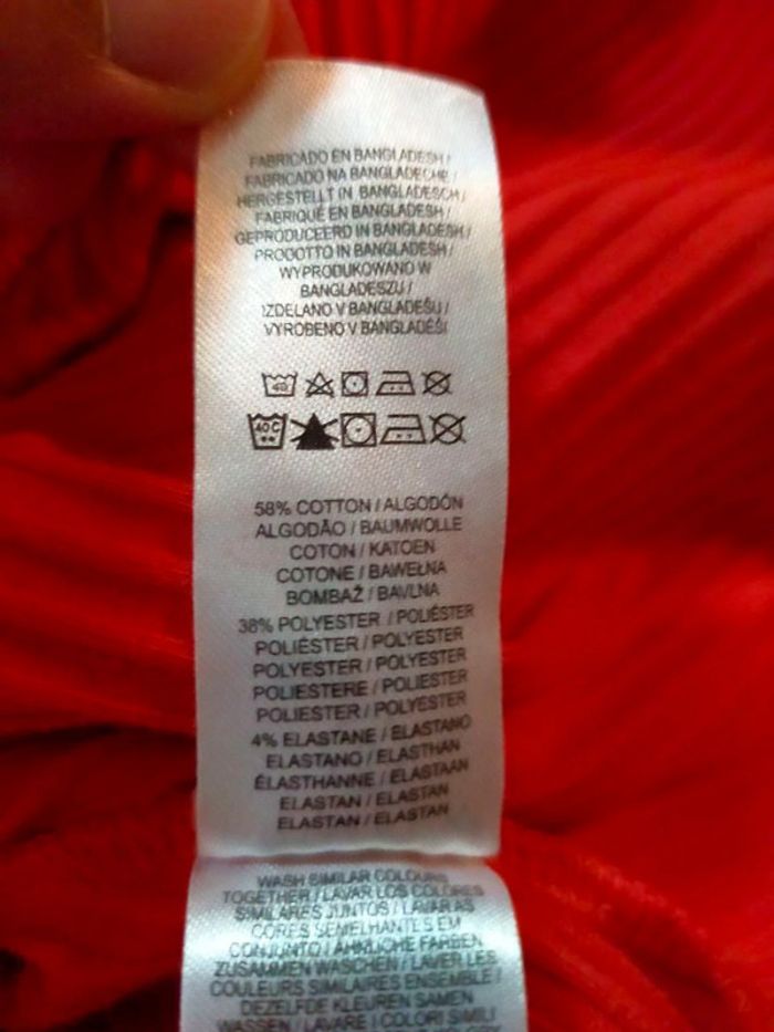 Body côtelé rouge vif – Primark - photo numéro 10
