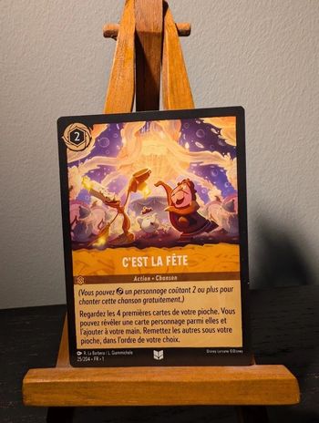 🌟 C'est la fête – Disney Lorcana FR - En excellent état 🌟