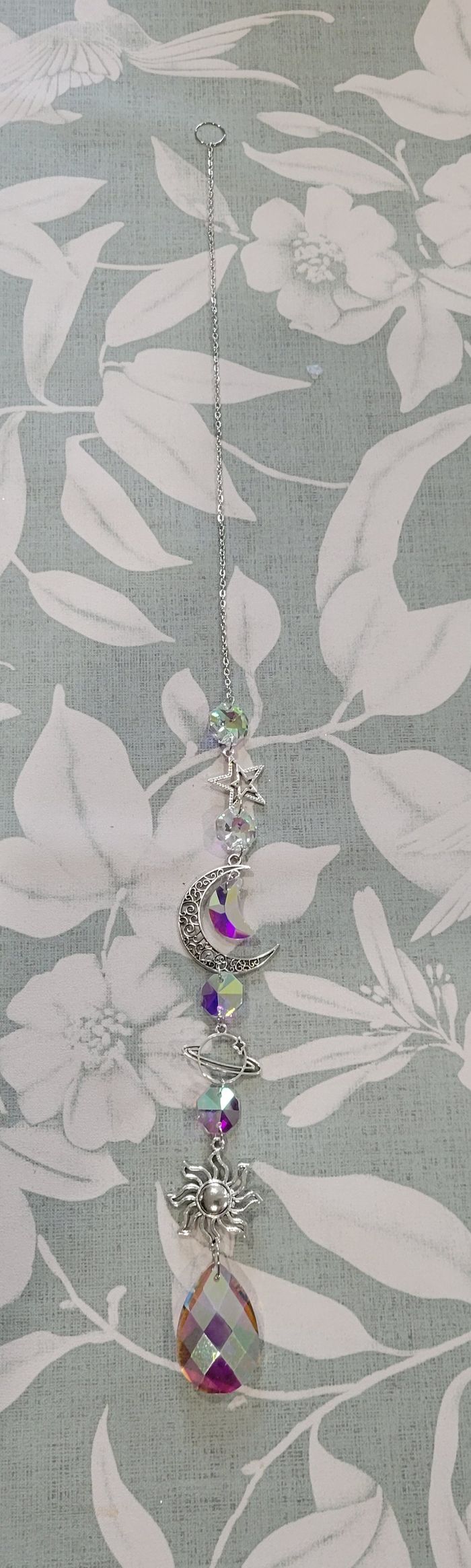 DECORATION A SUSPENDRE ETOILE SOLEIL LUNE PLANETE ! NEUF ! - photo numéro 2