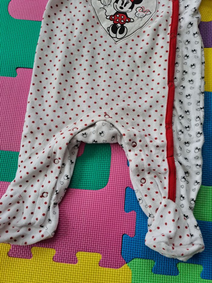 Pyjama velours Orchestra Minnie 12m - photo numéro 2