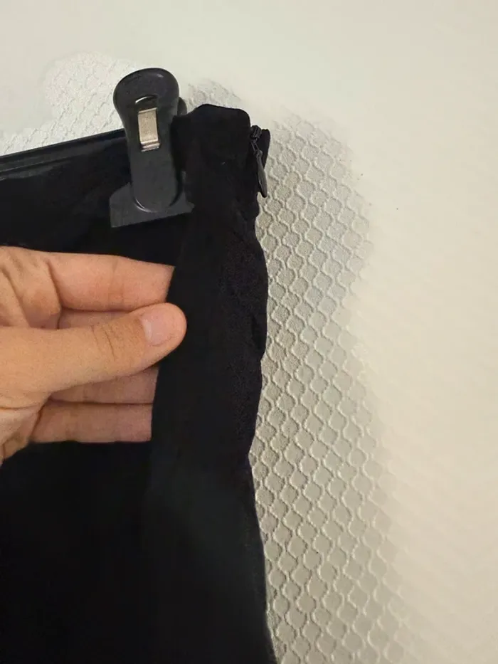 Jupe portefeuille noir en très bon état taille 40 pimkie - photo numéro 5