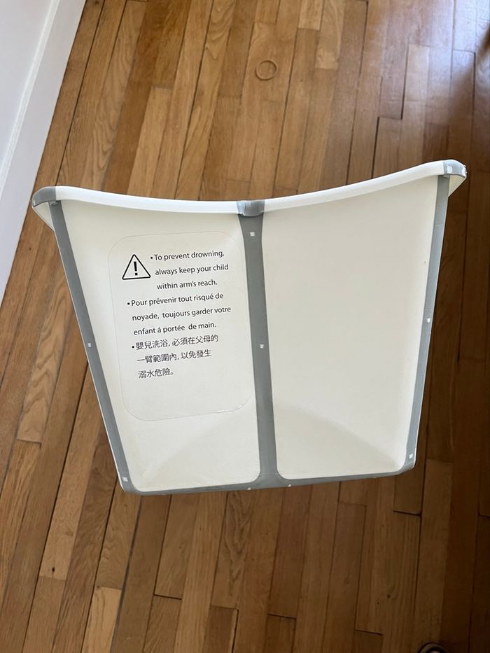 Baignoire pliante Stokke blanche - photo numéro 3