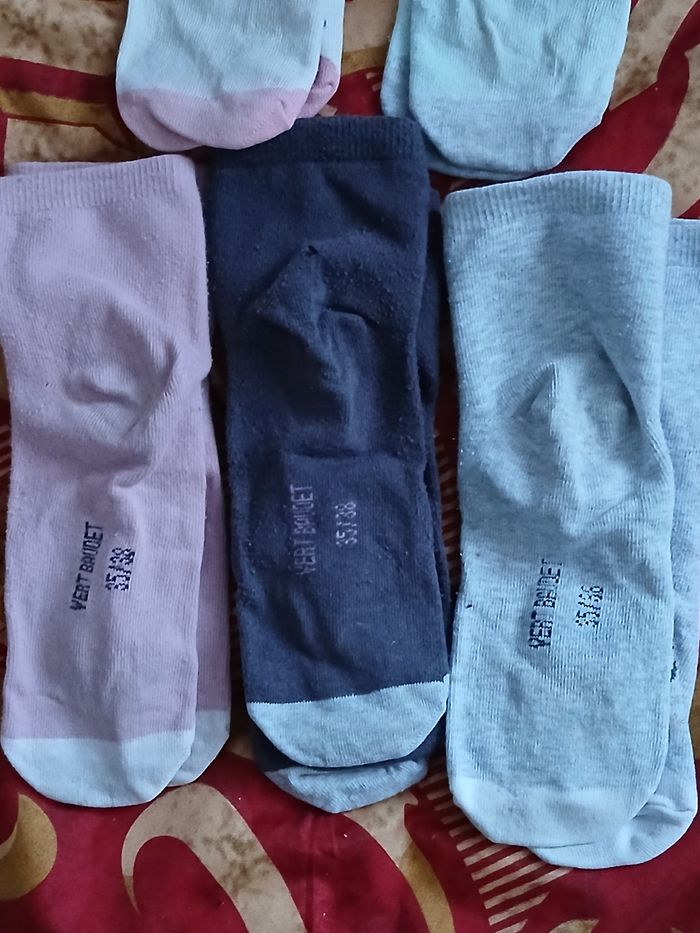 Lot de 5 paires de mi-chaussettes 35/38 - photo numéro 4