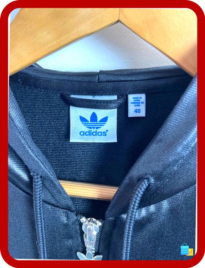 Veste femme Adidas Originals Chile 62 – Taille 40 – Noir - photo numéro 4