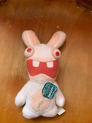 Lapin crétin peluche animé