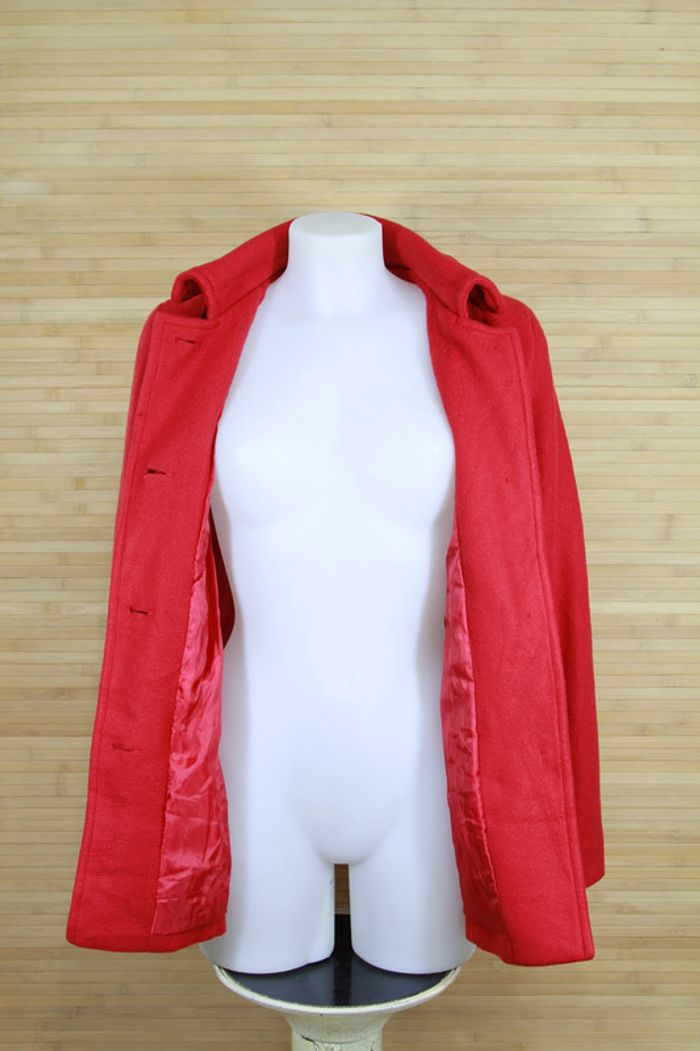 Manteau rouge femme taille M - photo numéro 7
