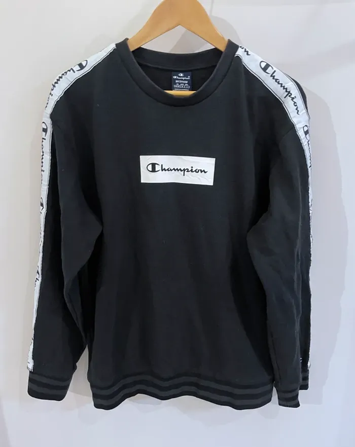 Champion Crewneck vintage size M black