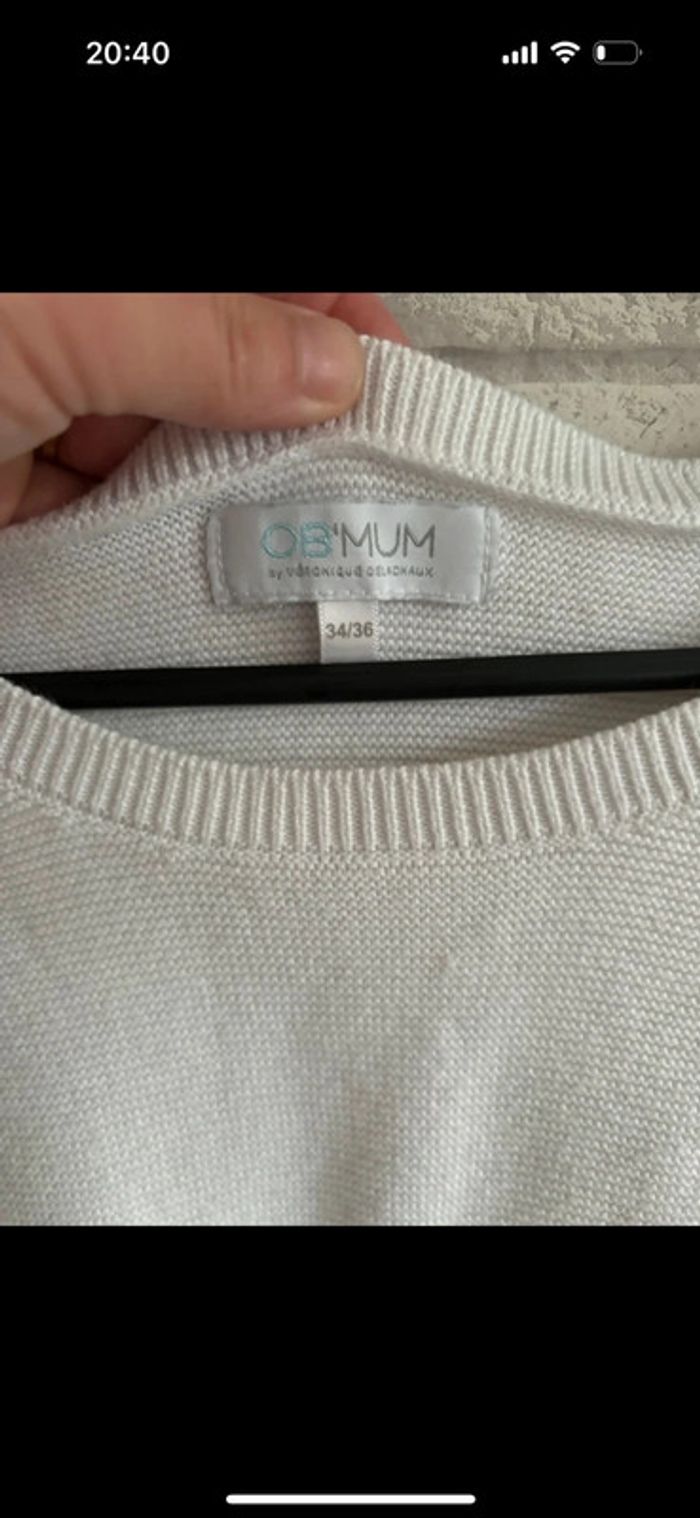 Pull grossesse OB’mum taille 34/36 - photo numéro 3