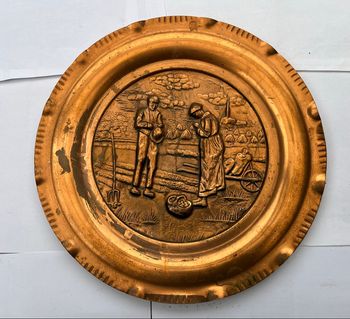 Assiette rural déco 