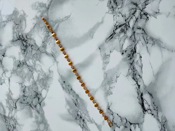 Bracelet vintage doré - photo numéro 8