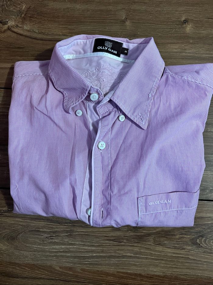 Chemise Olly Gan rose petits carreaux - photo numéro 6