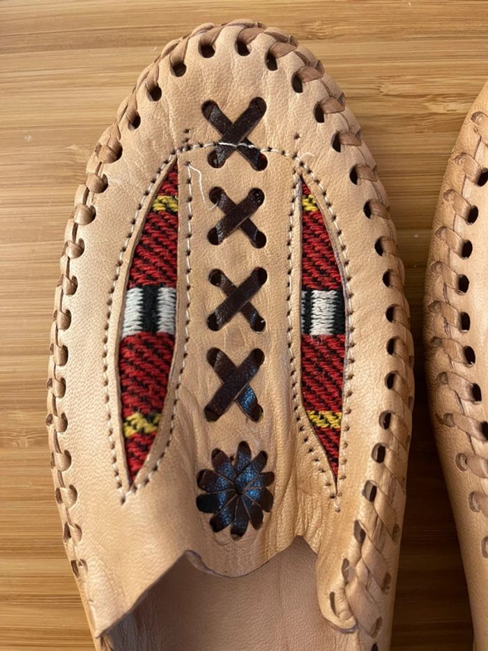 Babouches en cuir - photo numéro 3