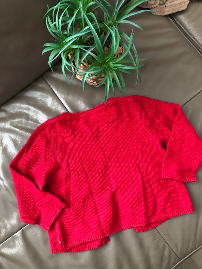 Gilet bordeaux fille Obaibi - photo numéro 5