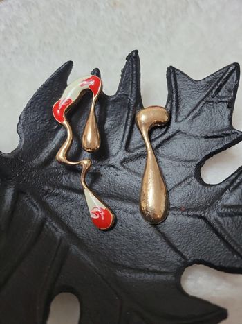 Boucles asymetriques bi colores