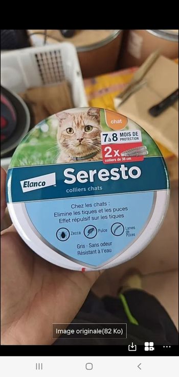 Collier seresto chat ou chien 