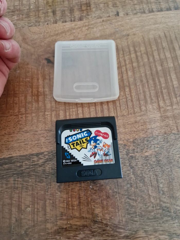 Jeu sonic tails gamegear - photo numéro 1