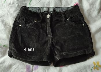 Short en velours
