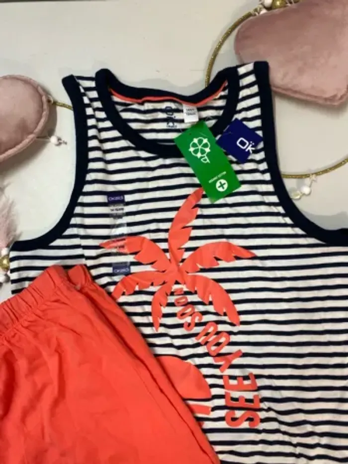 Pyjama fille - neuf - Okaïdi - Taille 14 ans - photo numéro 2