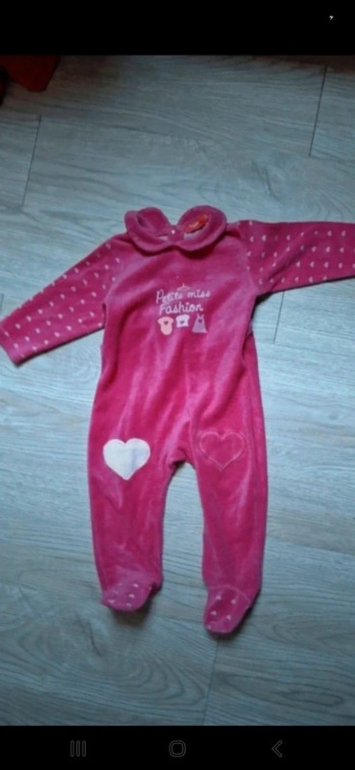 Pyjama à col ouverture arrière Tissaia 12mois 👻