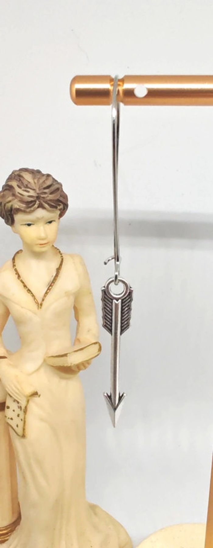 Boucles d'oreilles pendantes flèche - photo numéro 3