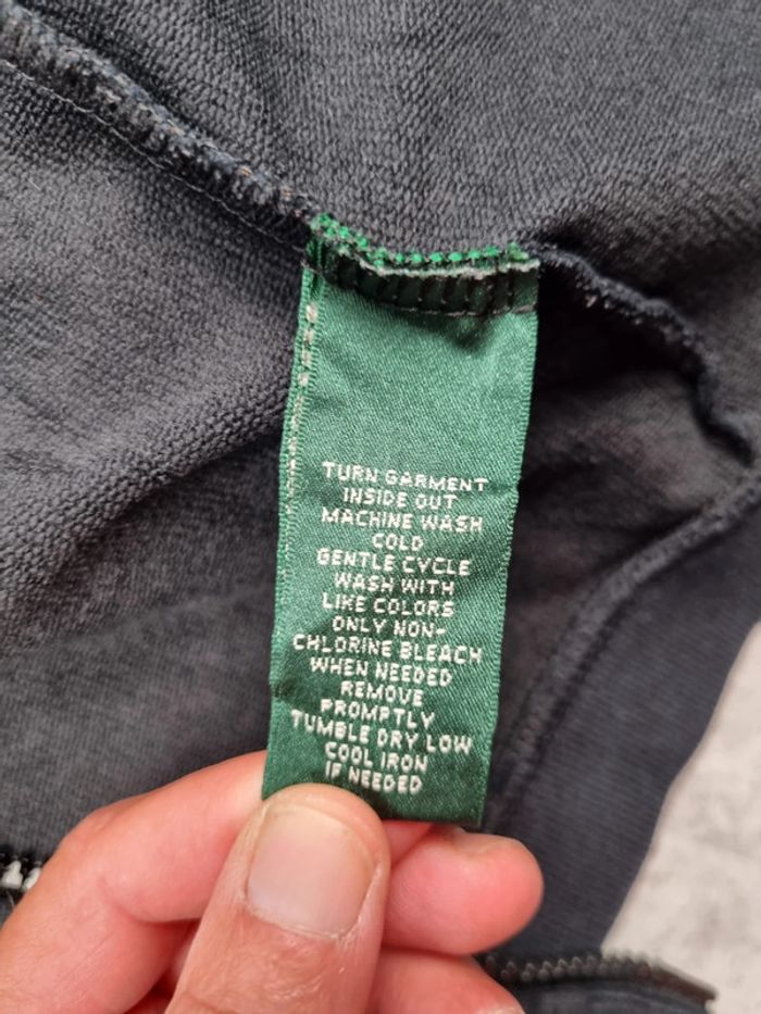 Gilet à capuche zippé Ralph Lauren noir – Taille 1X/48 Femmes - photo numéro 7