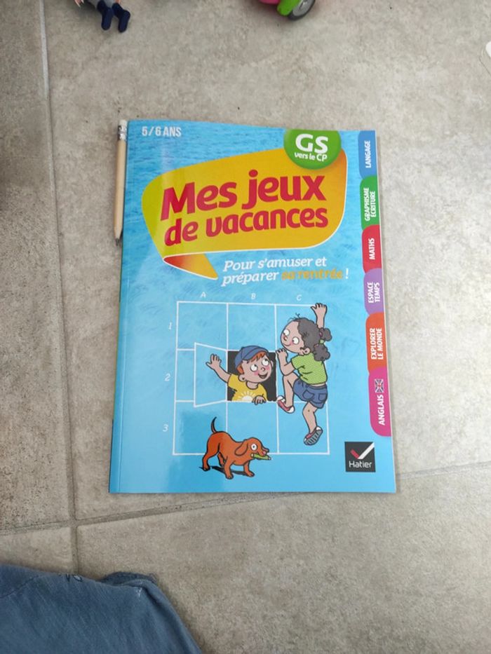 Mes jeux de vacances grande section vers le cp. Hatier