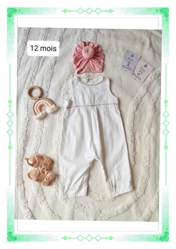 Combinaison petit bateau fille 12 mois