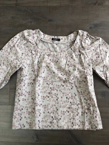 Blouse Caroll taille 38 imprimée fleurs
