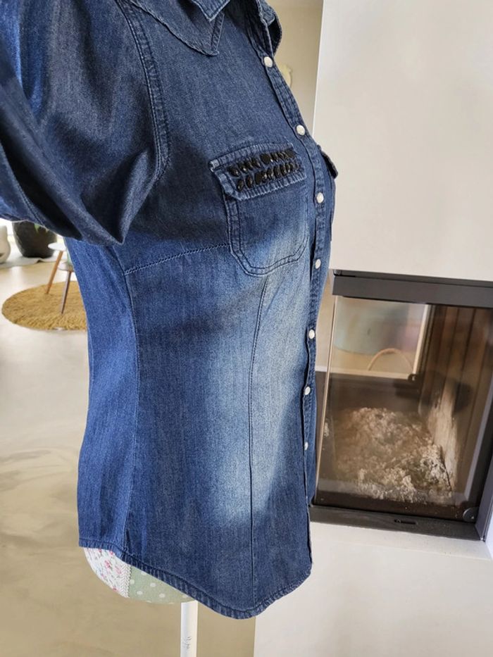 Chemise en jeans Kwoman 36 - photo numéro 5