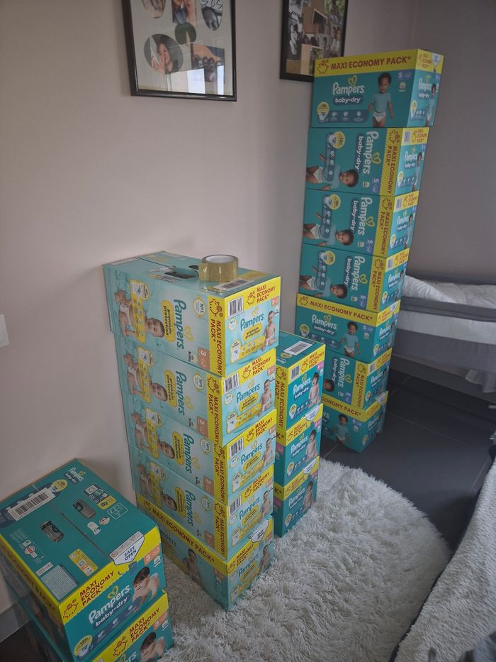 Mega pack Couche pampers taille 3 4 et 5 - photo numéro 2