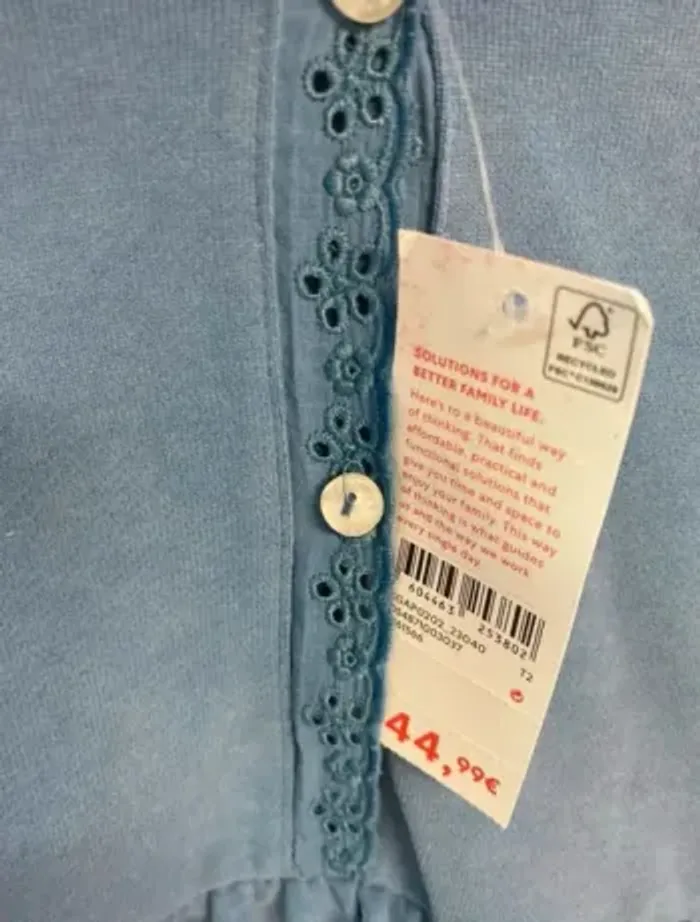 Blouse à capuche fille (neuf) - Taille 11 ans - photo numéro 4