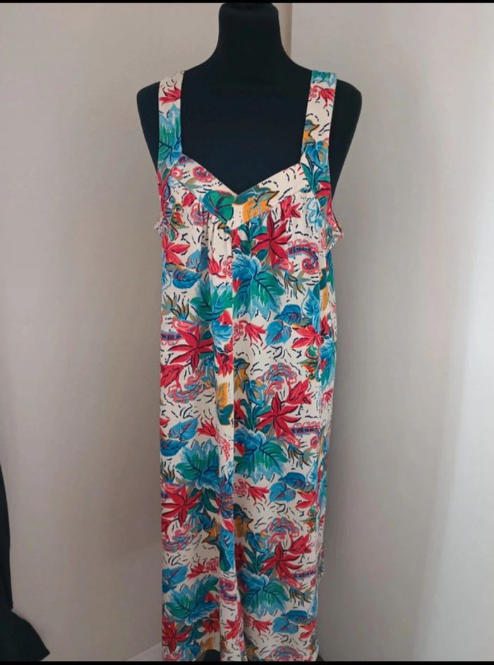 Robe fleurie vintage 48