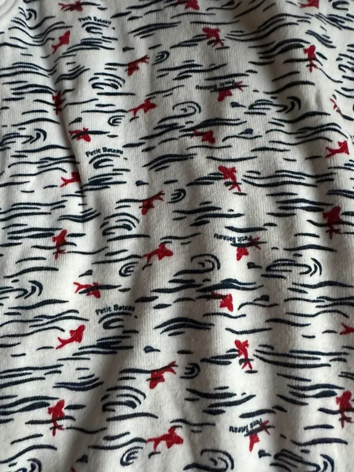 Lot de 4 combinaison short petit bateau 6 mois - photo numéro 6