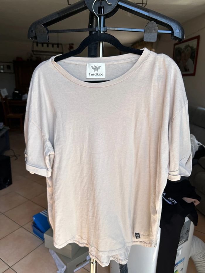 Lot 10 tee-shirts Toscanjoe unis différents coloris
