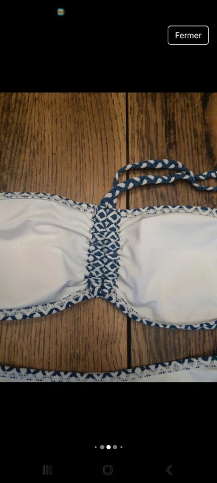 Bikini Shiwi Bleu/Blanc eu 40 fr 38/40 bonnet A/B - photo numéro 17