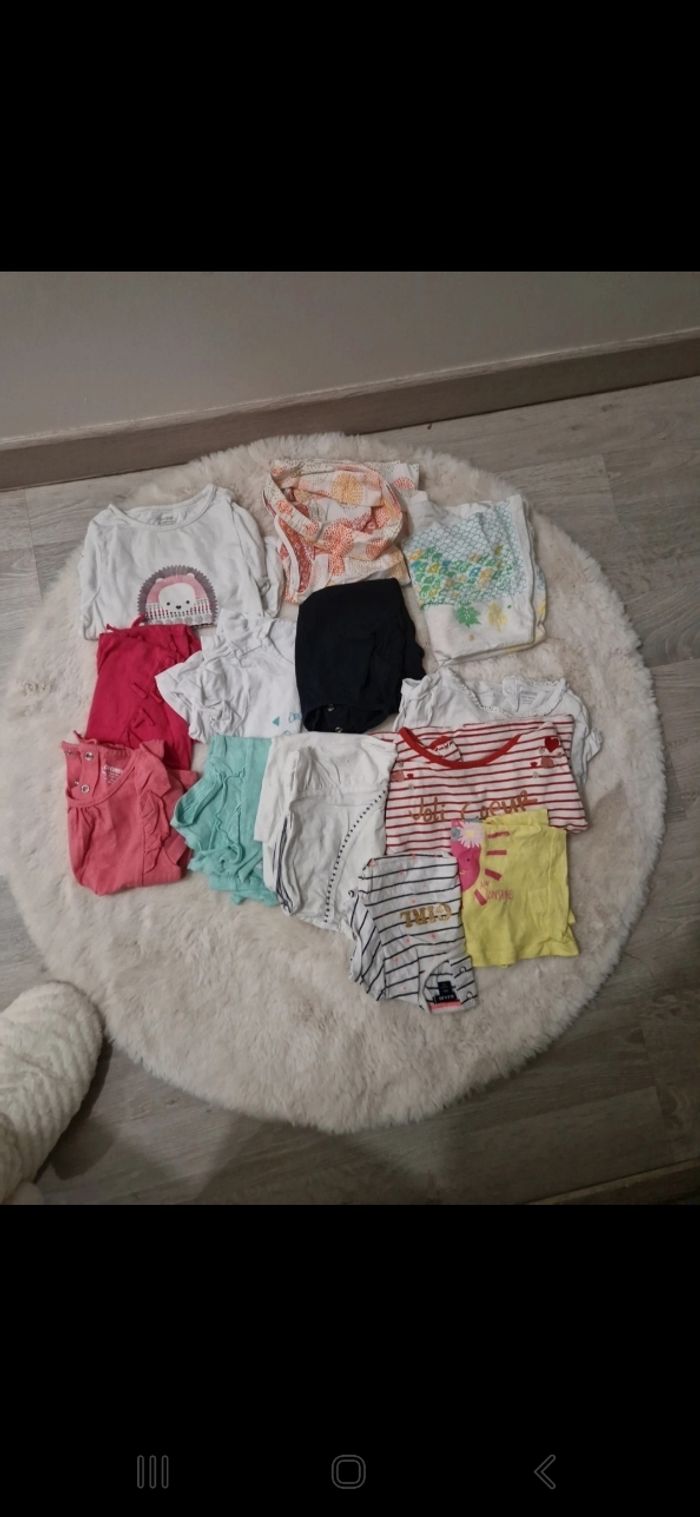 Lots de vêtements filles 18mois