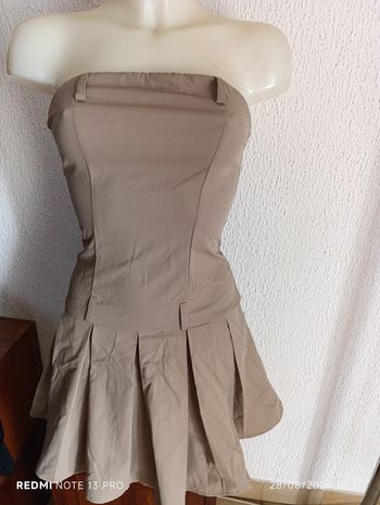 Robe bustier shein