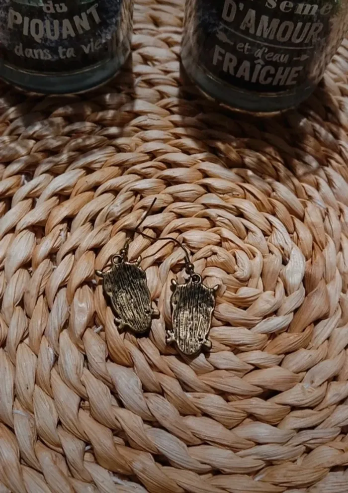 Boucles d'oreille fantaisie hibou blanc - photo numéro 2