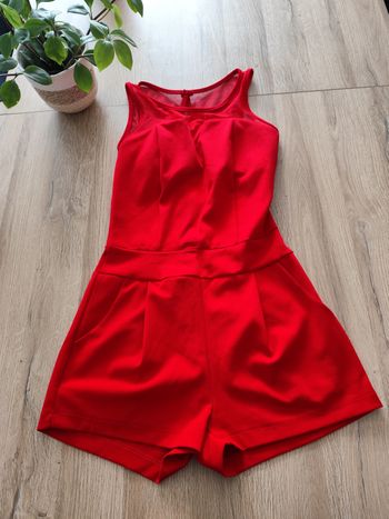 Combishort rouge