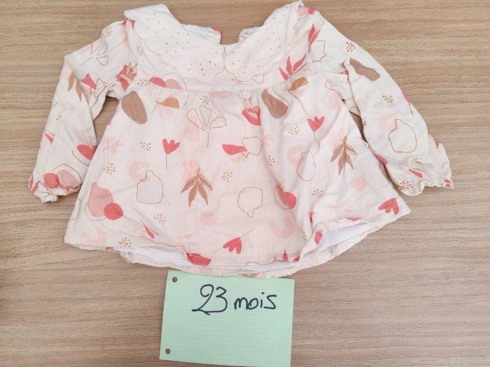 Chemisier doublé beige