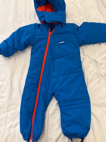 Combinaison ski bleue 2 ans